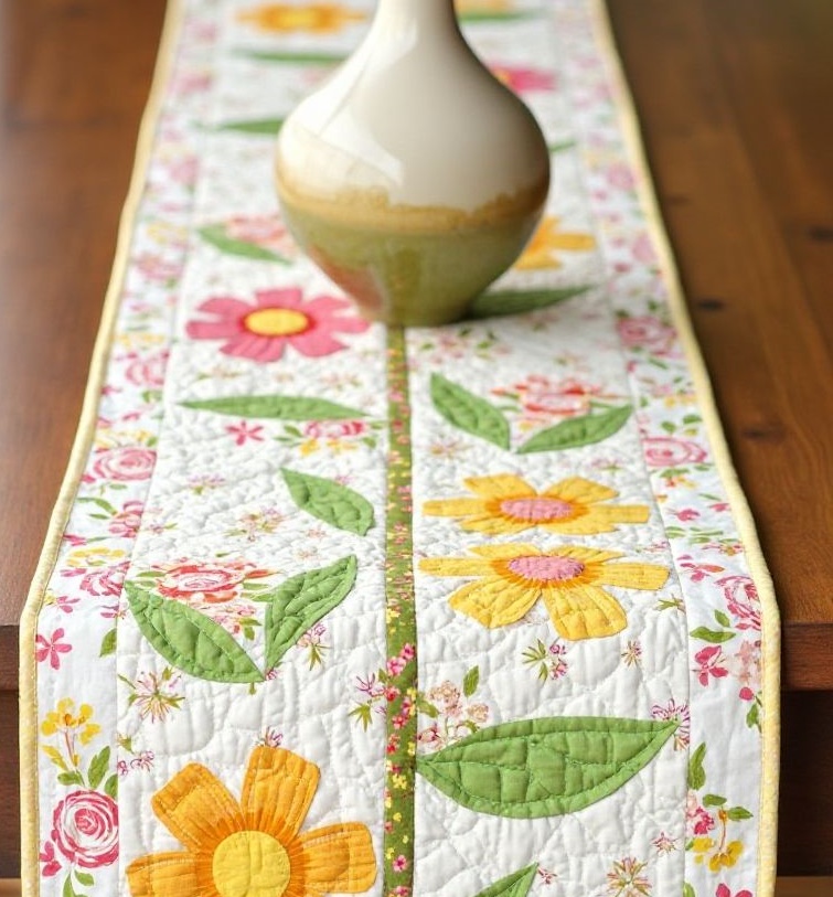 12 Free Table Runner Patterns to Try asa 1