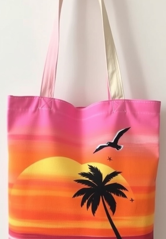 12 Easy Tote Bag Painting Ideas canvas tote paint image 1