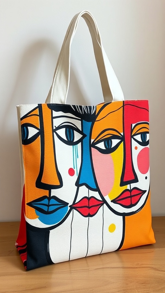 12 Easy Tote Bag Painting Ideas canvas tote paint image1