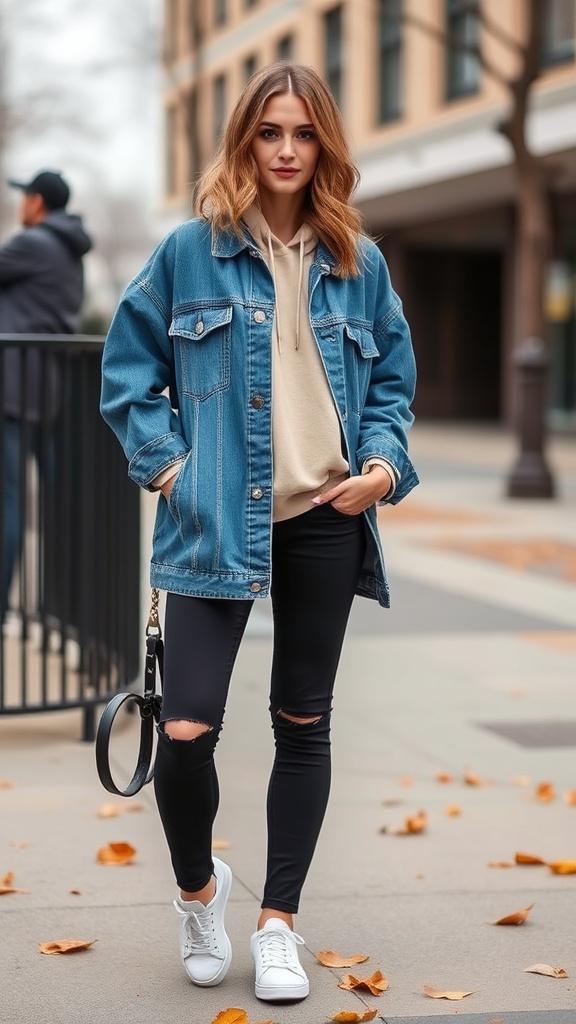 10 Layered Fall Fashion Outfit Ideas casual fall outfi image