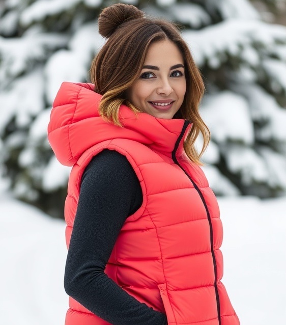 14 Best Hiking Outfit Ideas for Women Winter lady on lightweig image 1