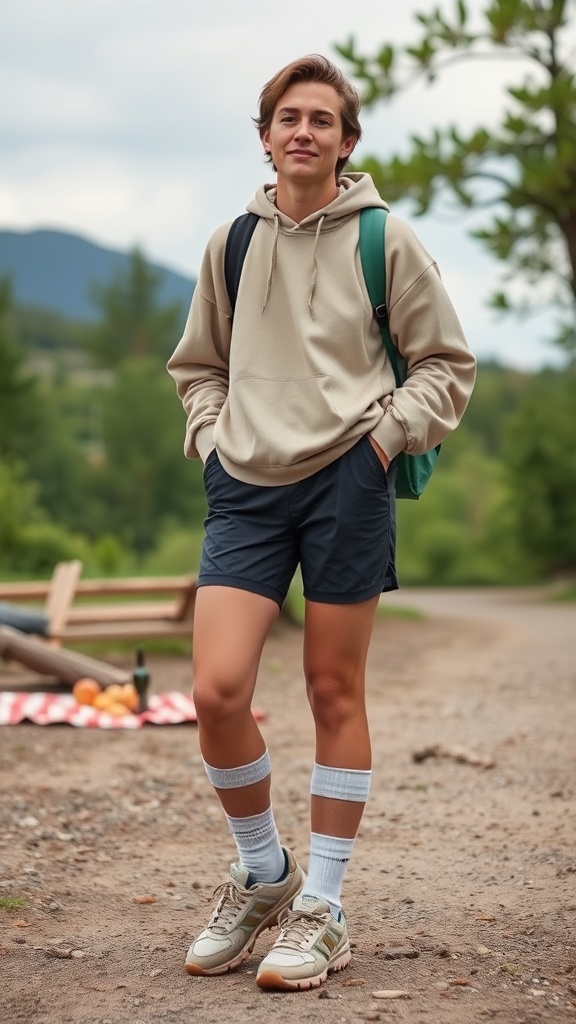 13 Hiking Outfit Ideas for Women laid back sporty image