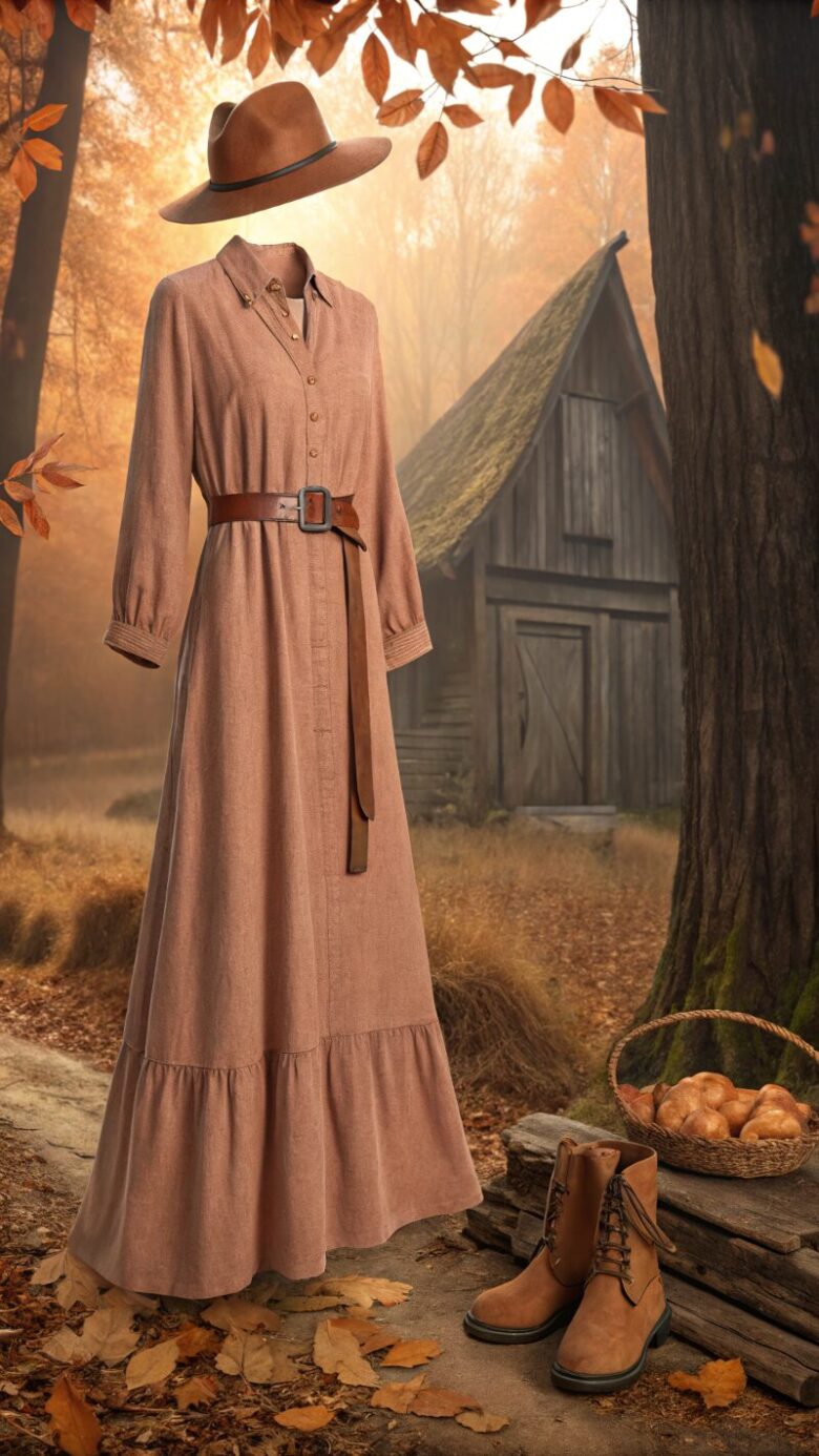 -maxi-or-midi-boho-dress--cinched-with-a-wide-leat maxi or midi boho dress cinched with a wide leat