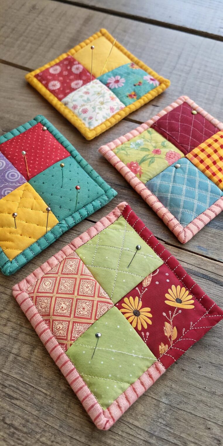 patchwork-fabric-coasters----small-patchwork-coast patchwork fabric coasters small patchwork coast