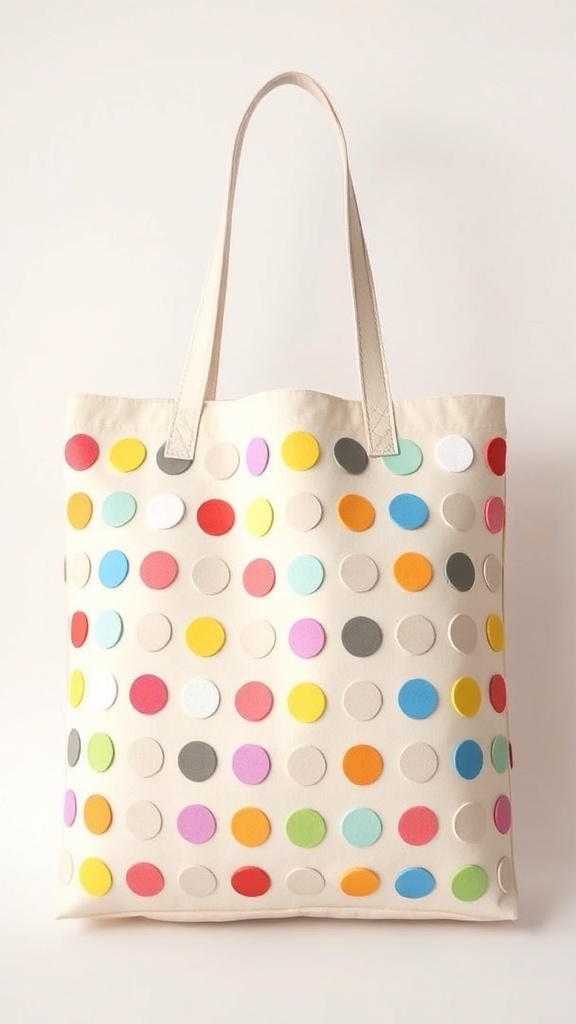 12 Easy Tote Bag Painting Ideas playful tote bag image