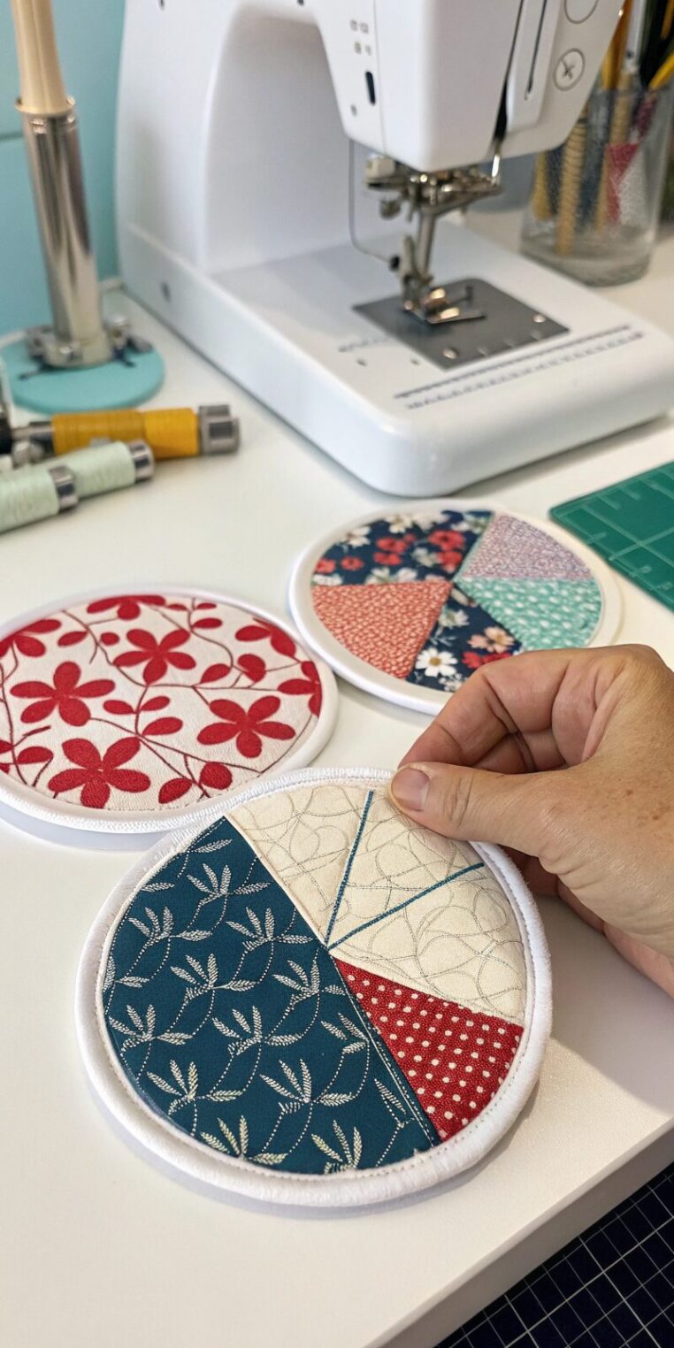 reversible-fabric-coasters----double-sided-reversi reversible fabric coasters double sided reversi