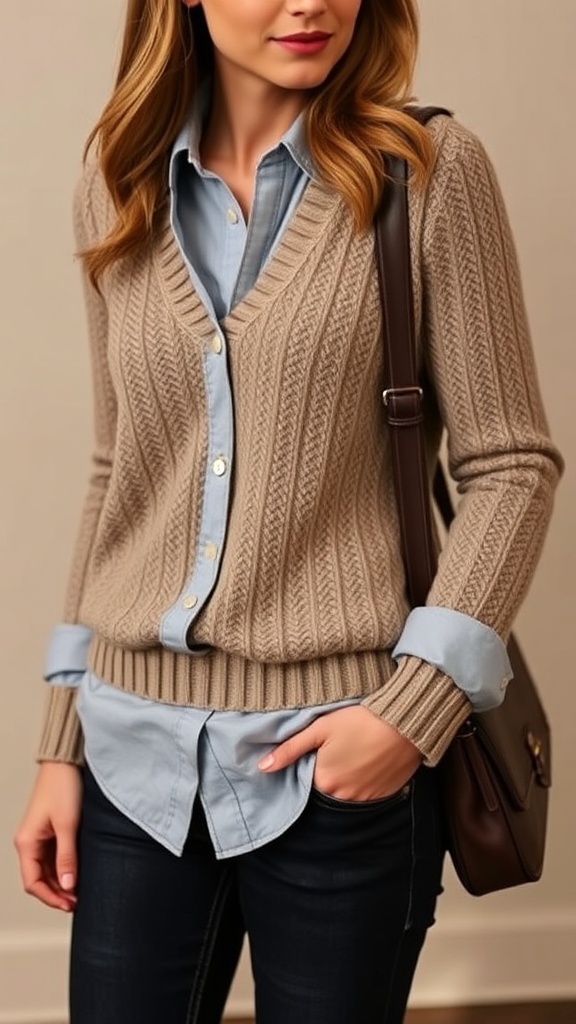 10 Layered Fall Fashion Outfit Ideas timeless fall loo image1